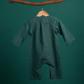 The Rimba Raya Baby Jumpsuit Dark Green - Umbi