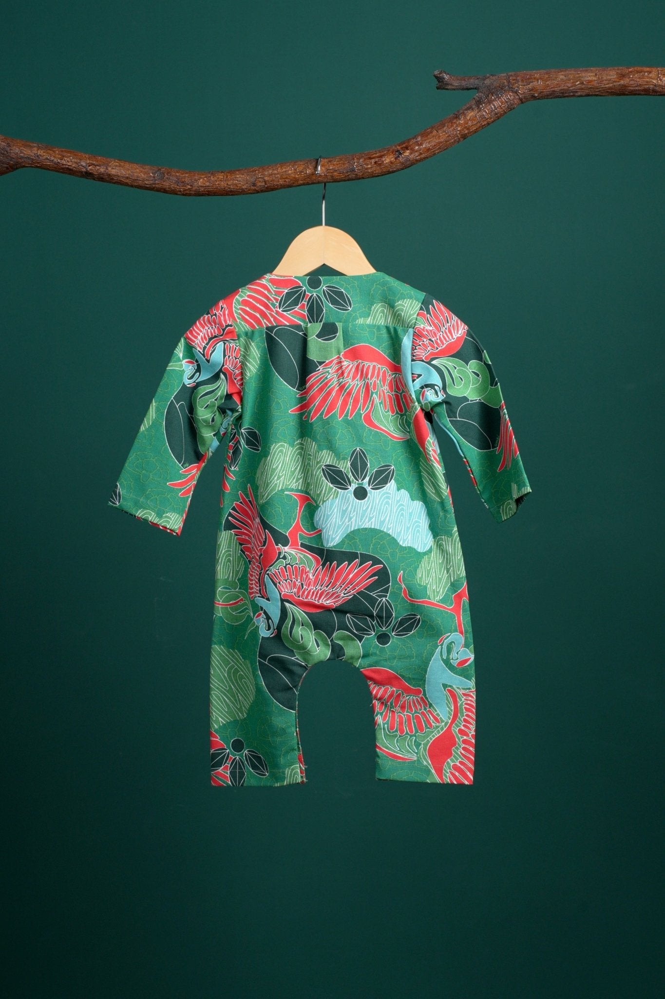 The Rimba Raya Baby Jumpsuit Rimba Print - Umbi