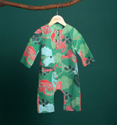 The Rimba Raya Baby Jumpsuit Rimba Print - Umbi