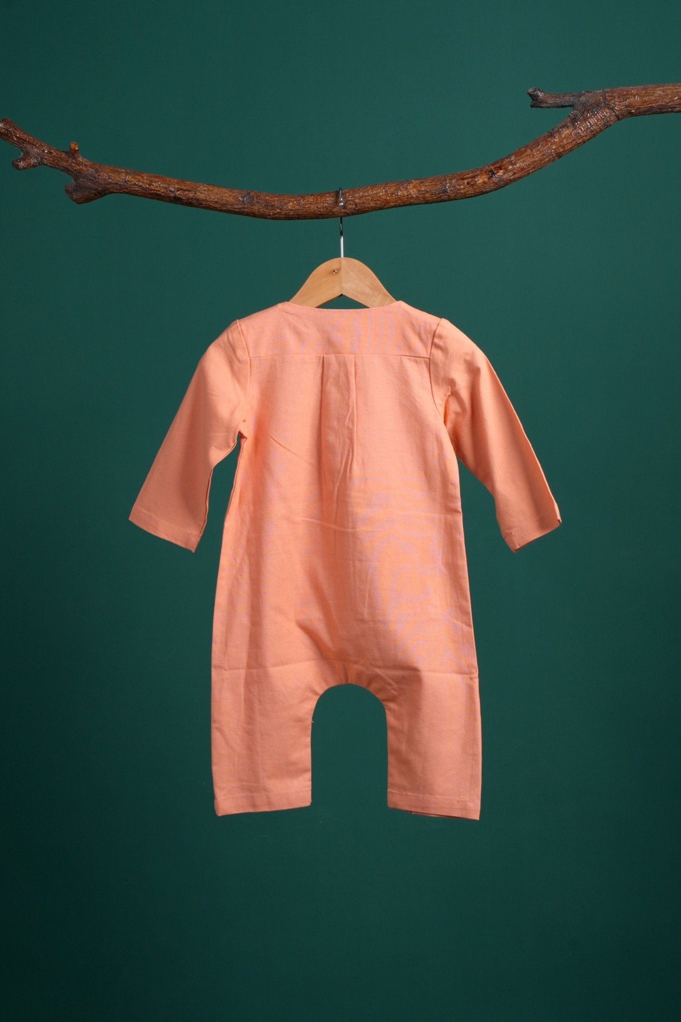 The Rimba Raya Baby Jumpsuit Salmon - Umbi