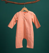 The Rimba Raya Baby Jumpsuit Salmon - Umbi