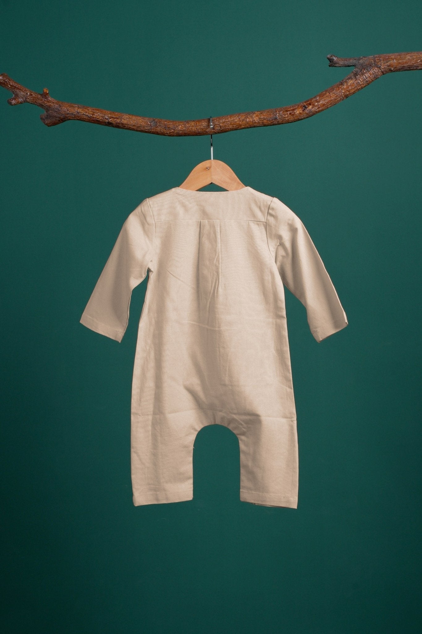 The Rimba Raya Baby Jumpsuit Sand - Umbi