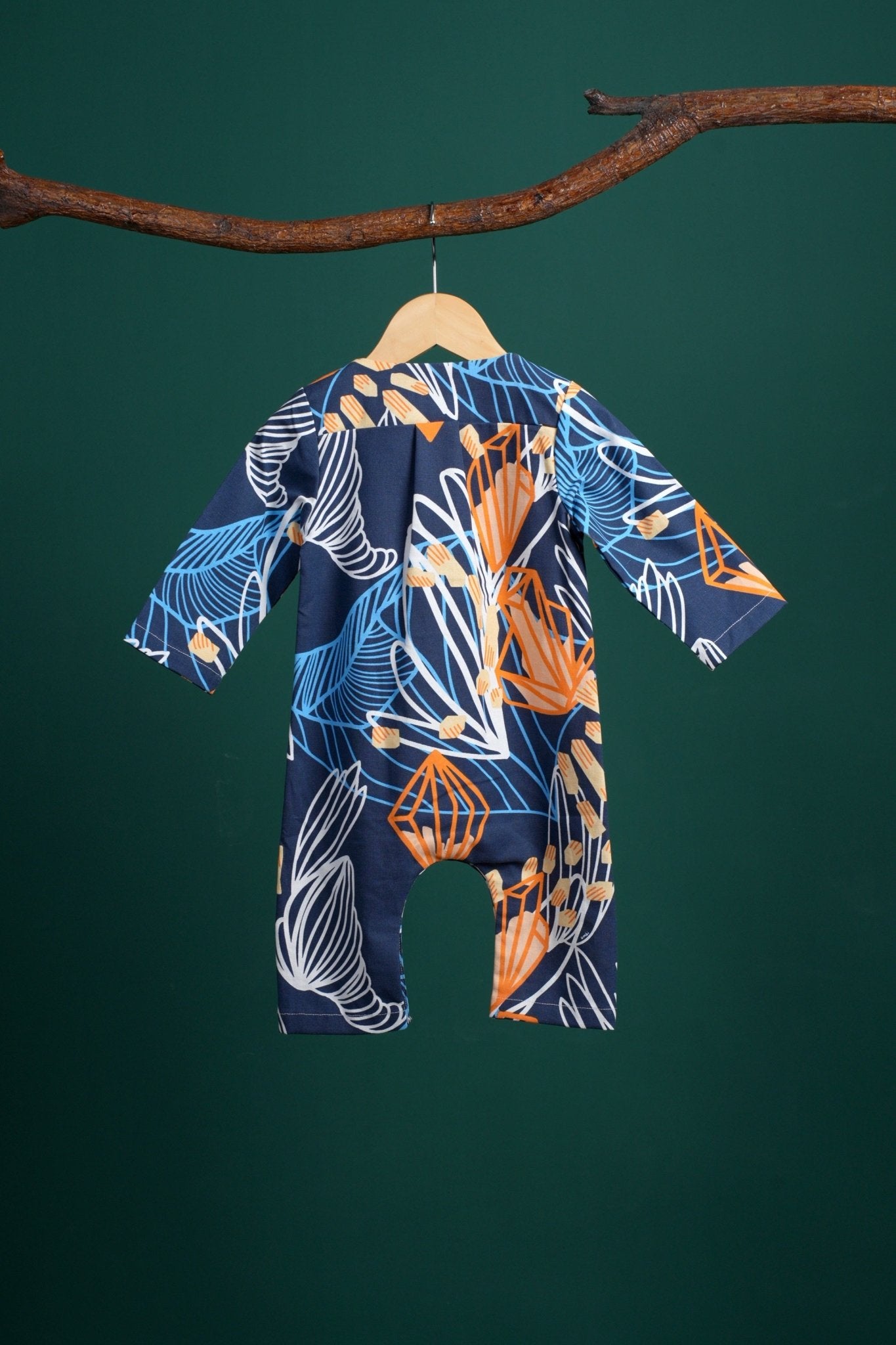 The Rimba Raya Baby Jumpsuit Senja Print - Umbi
