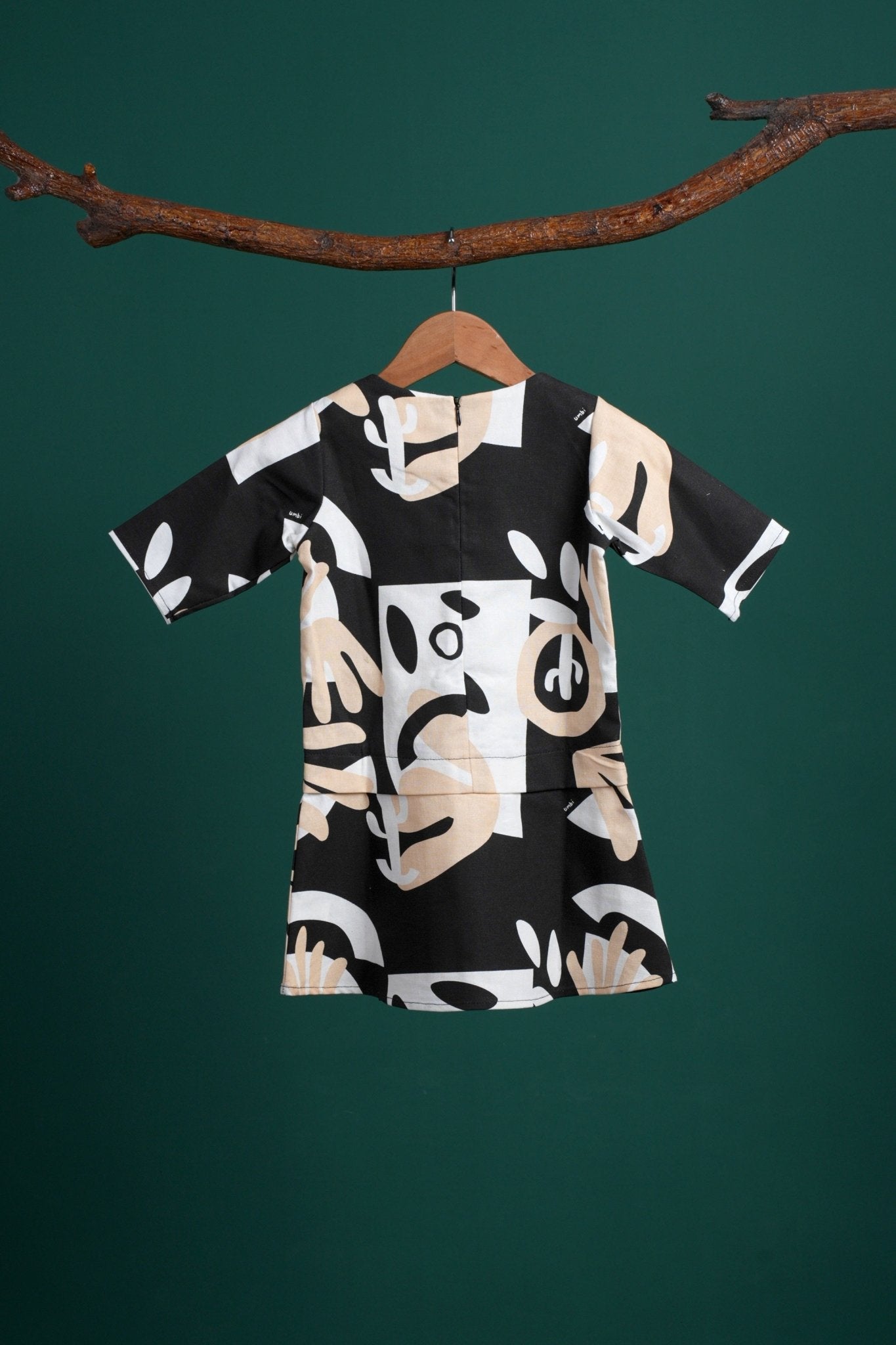 The Rimba Raya Baby Kurung Dress Cempaka Print - Umbi