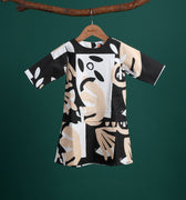 The Rimba Raya Baby Kurung Dress Cempaka Print - Umbi