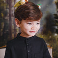 The Rimba Raya Boy Baju Melayu Set Black - Umbi