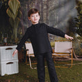 The Rimba Raya Boy Baju Melayu Set Black - Umbi