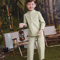 The Rimba Raya Boy Baju Melayu Set Matcha Green - Umbi