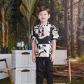 The Rimba Raya Boy Short Sleeves Shirt Cempaka Print - Umbi