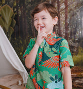 The Rimba Raya Boy Short Sleeves Shirt Rimba Print - Umbi