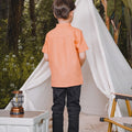 The Rimba Raya Boy Short Sleeves Shirt Salmon - Umbi