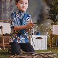 The Rimba Raya Boy Short Sleeves Shirt Senja Print - Umbi