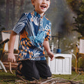 The Rimba Raya Boy Short Sleeves Shirt Senja Print - Umbi