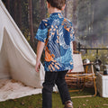 The Rimba Raya Boy Short Sleeves Shirt Senja Print - Umbi