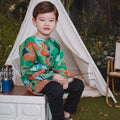 The Rimba Raya Boy Teluk Belanga Top Rimba Print - Umbi