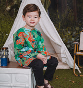The Rimba Raya Boy Teluk Belanga Top Rimba Print - Umbi