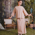 The Rimba Raya Girl Classic Skirt Caramel Stripes - Umbi