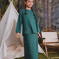 The Rimba Raya Girl Classic Skirt Dark Green - Umbi