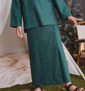 The Rimba Raya Girl Classic Skirt Dark Green - Umbi