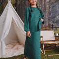 The Rimba Raya Girl Classic Skirt Dark Green - Umbi