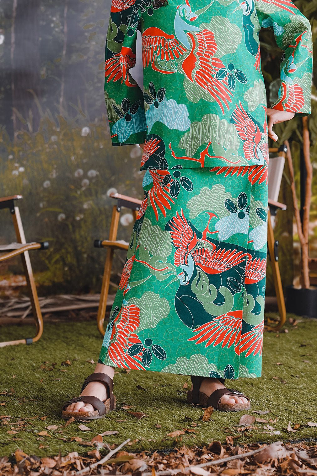 The Rimba Raya Girl Classic Skirt Rimba Print - Umbi