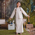 The Rimba Raya Girl Kurung Top Sand - Umbi