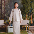 The Rimba Raya Girl Kurung Top Sand - Umbi