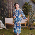 The Rimba Raya Girl Kurung Top Senja Print - Umbi