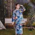The Rimba Raya Girl Kurung Top Senja Print - Umbi
