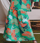 The Rimba Raya Girl Teacup Skirt Rimba Print - Umbi
