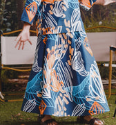 The Rimba Raya Girl Teacup Skirt Senja Print - Umbi