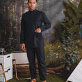 The Rimba Raya Men Baju Melayu Set Black - Umbi