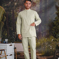 The Rimba Raya Men Baju Melayu Set Matcha Green - Umbi
