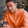 The Rimba Raya Men Modern Teluk Belanga Top Salmon - Umbi