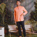 The Rimba Raya Men Modern Teluk Belanga Top Salmon - Umbi