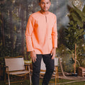 The Rimba Raya Men Modern Teluk Belanga Top Salmon - Umbi