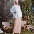 The Rimba Raya Women Classic Skirt Caramel Stripes - Umbi