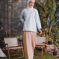 The Rimba Raya Women Classic Skirt Caramel Stripes - Umbi