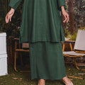 The Rimba Raya Women Classic Skirt Dark Green - Umbi