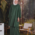 The Rimba Raya Women Classic Skirt Dark Green - Umbi