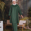 The Rimba Raya Women Classic Skirt Dark Green - Umbi