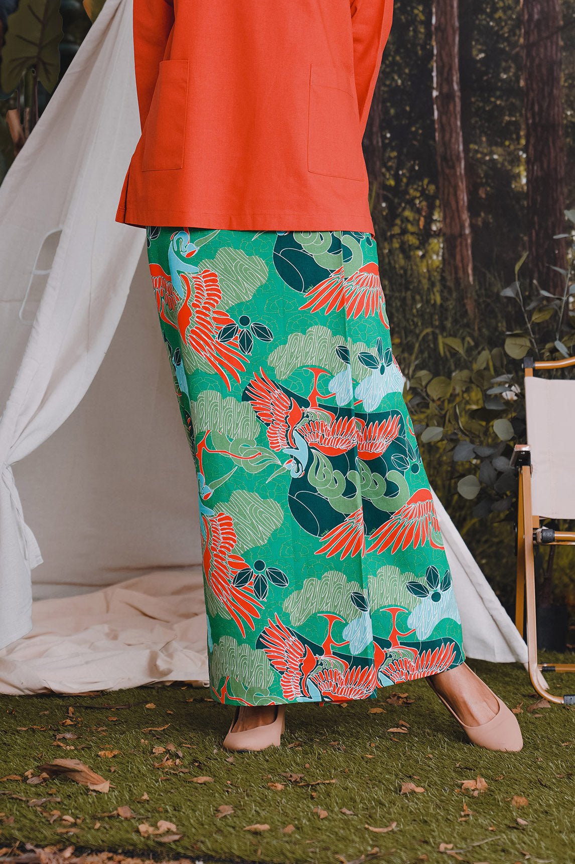 The Rimba Raya Women Classic Skirt Rimba Print - Umbi