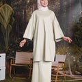 The Rimba Raya Women Long Kurung Blouse Matcha Green - Umbi