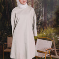 The Rimba Raya Women Long Kurung Blouse Sand - Umbi