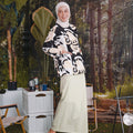 The Rimba Raya Women Pair Pockets Boxy Blouse Cempaka Print - Umbi