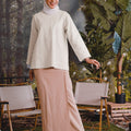 The Rimba Raya Women Pair Pockets Boxy Blouse Sand - Umbi