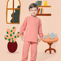The Ruma Riang Baju Melayu Set Salmon - Umbi