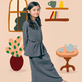 The Ruma Riang Basic Skirt Dark Grey - Umbi
