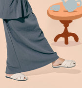 The Ruma Riang Basic Skirt Dark Grey - Umbi