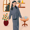 The Ruma Riang Basic Skirt Dark Grey - Umbi